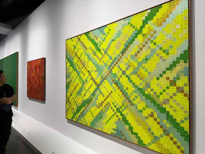 Ding Yi 丁乙  -  Exhibition view  -  History Museum  Ningbo  -  2023
