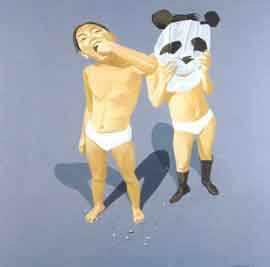 Guo Wei  郭伟 - Invitation à l'exposition du 07.10  au 03.11 2006 Chambre avec nuages Galerie Loft Paris 