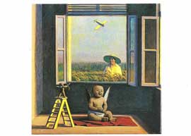 Liu Ye 刘野 - invitation exposition du 23.04 au 05.06 1993, galerie Taube, Berlin.