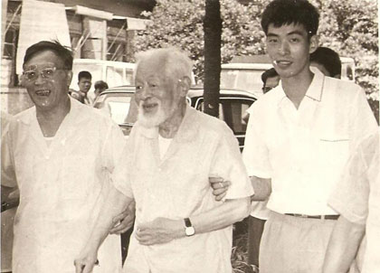   Zhu Qizhan  朱屺瞻  - portrait   -  chinesenewart © collection Michel Nau 