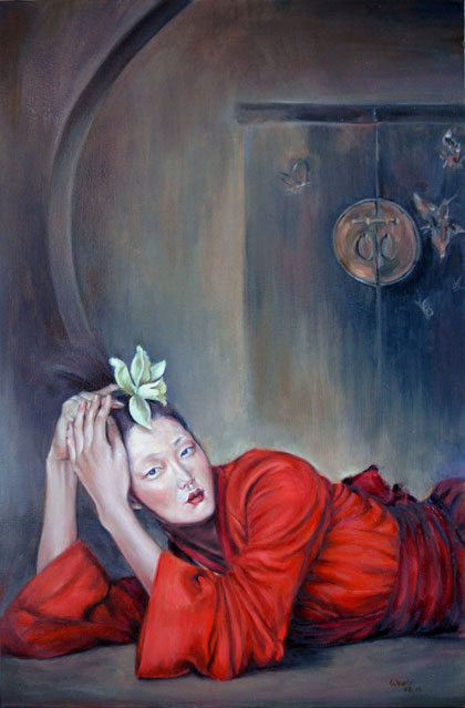 Wenli Liu  刘文栗 - Lady in red