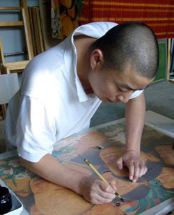  Zhu Wei  朱伟  -  portrait  -  chinesenewart