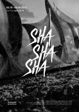 Liang Shaoji  梁绍基 - Sha Sha Sha  19.01 06.05 2017  ShanghART Gallery  Shanghai - poster