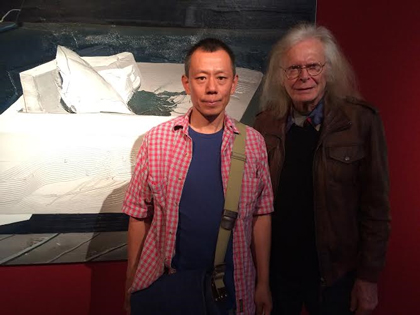 Yin Qi  尹其 with Michel Nau - © photo Michel Nau