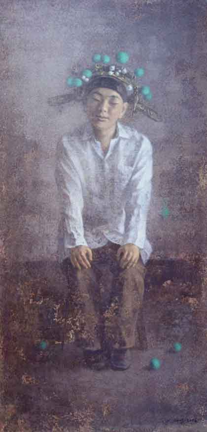  Wang Gang  王刚  - Theater - acrylic on canvas