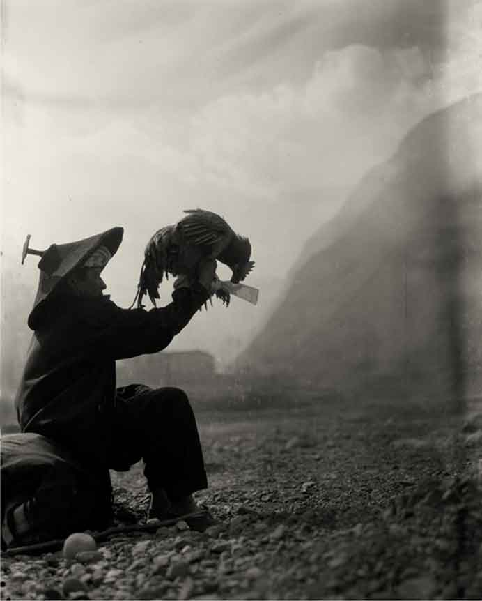 Adou  阿斗 -  Witch and Chicken   -  2006  -  Silver gelatin print 
