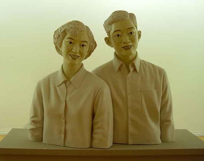 Chen Yanyin  陈妍音   -  Father and Mother  -  Fiberglass  -  2006