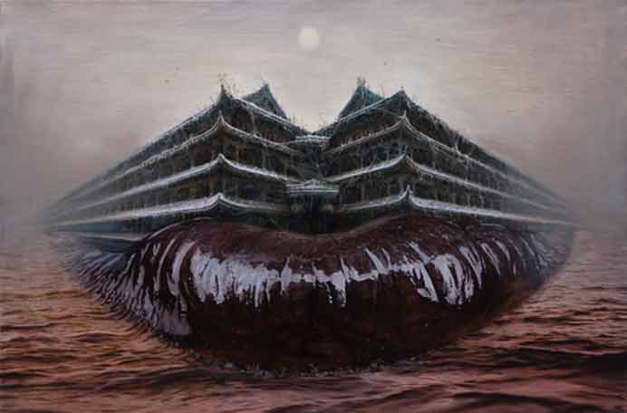 Du Kun  杜昆-  Mirage  -  Oil on canvas - 2010
