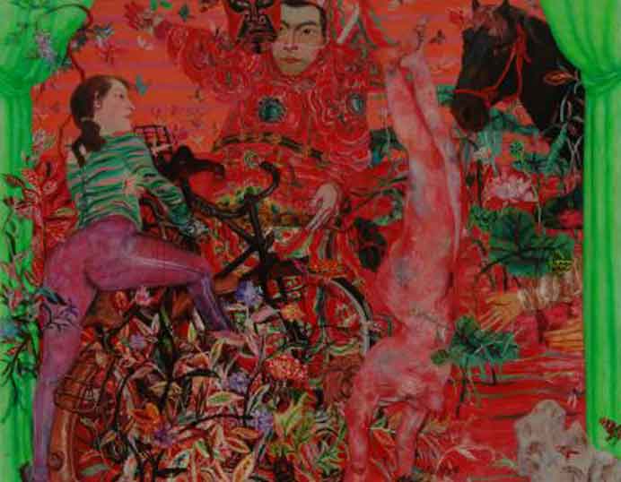 Jia Difei   贾涤非 - Series  :  Embarrassing Picture  -  Oil on canvas -  2010