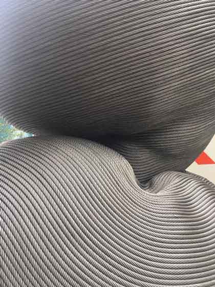 © Kang Muxiang  康木祥   -  Sculpture  -  Material Renewed steel Cable  -  Detail   