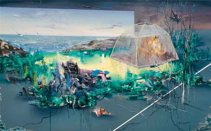 Li Changlong 李昌龙 - 你没事吧, 先生? - 150x100cm - 布面油画 - 2011年 Li Changlong 李昌龙 - 你没事吧, 先生? - 150x100cm - 布面油画 - 2011年