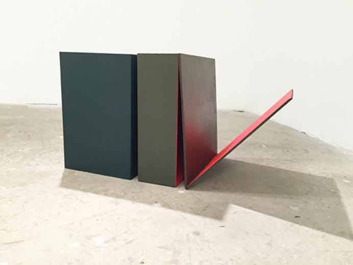 Li Tingwei  李亭葳 -  Cube  -  acrylic paints, MDF  2014 