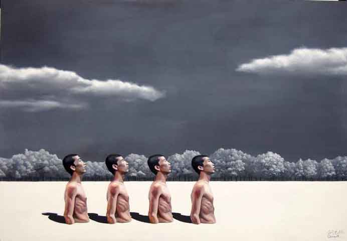 Liu Zhonghua  刘忠华  -  Repetitive Dream  -  Oil on Canvas  -  2008 