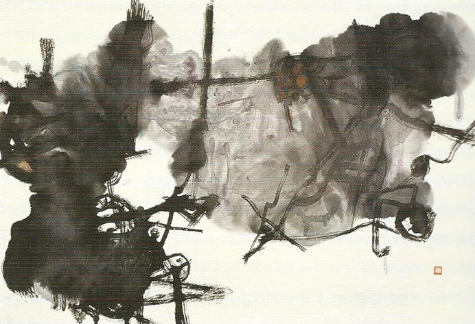  Pu Lieping  濮列平 -  Music Series 1  -  ink on paper  2007