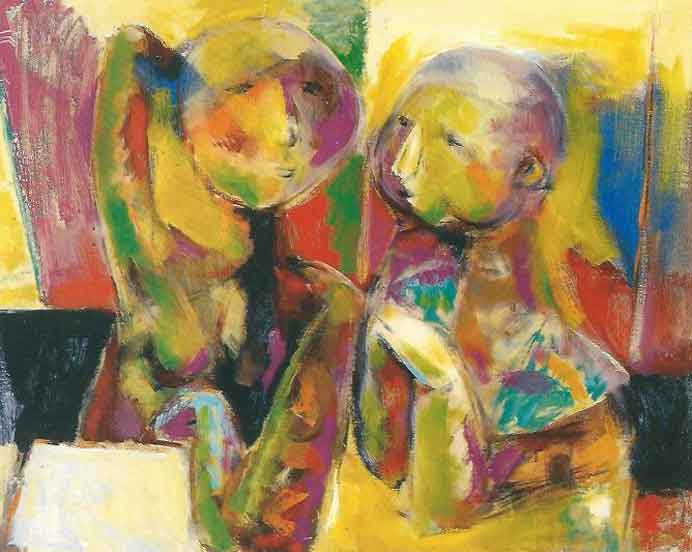 Shaih Lifa 谢里法 -  Oil on canvas  -  1964 