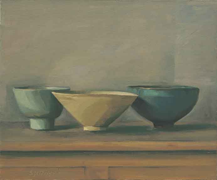  Szeto Lap  司徒立    -  Three Bowls  -  Painting  