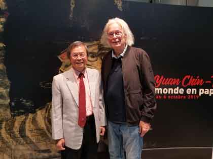   Yuan Chin-Taa 袁金塔 with Michel Nau