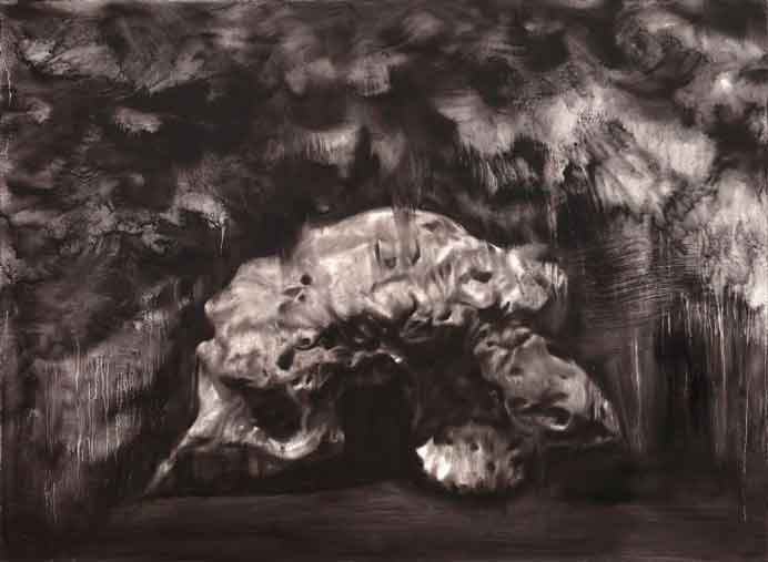  Feng Yichen  冯一尘-  Vipassana 4  -  Oil on canvas  -  2017