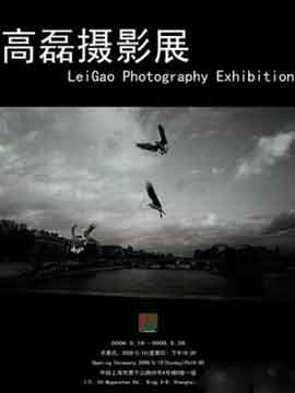 高磊摄影展  -  Lei Gao Photography Exhibition  -  18.05 28.05 2008  Yard Gallery  Shanghai  -  poster  