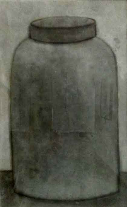 He Weiming 何玮明 - Bottle N°.8 - ink on paper - 2015 He Weiming 何玮明 - Bottle N°.8 - ink on paper - 2015