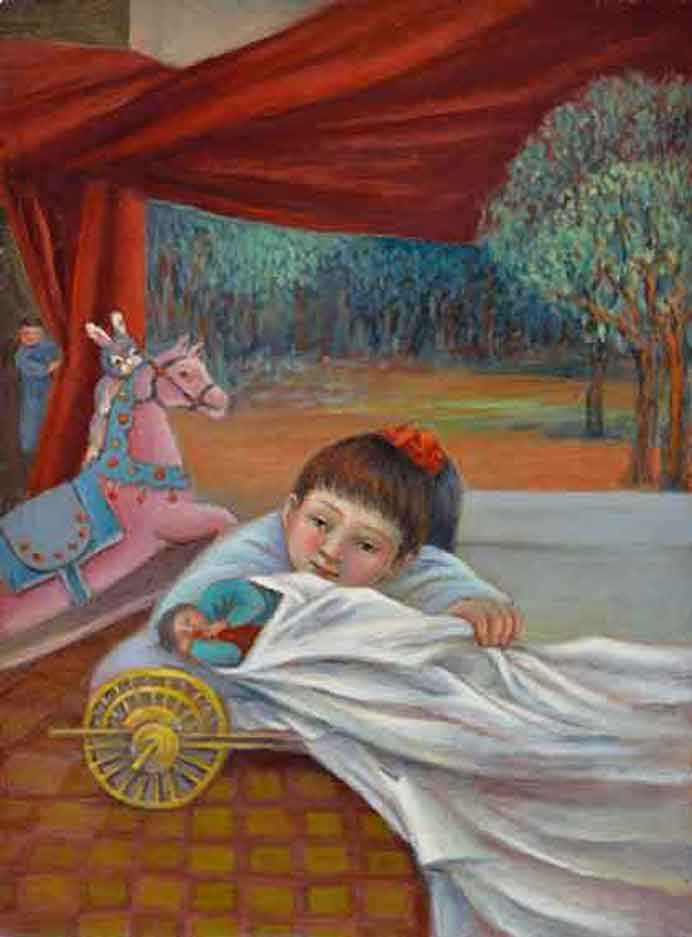 Ho Eva 何漪華 - Sister - Oil Tempera - 2014 Ho Eva 何漪華 - Sister - Oil Tempera - 2014