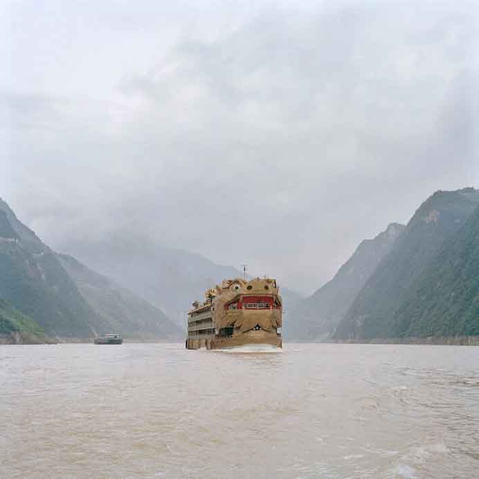 Liu Ke 劉珂 - The Dragon Ship - Still Lake series - photograph - 2009 Liu Ke 劉珂 - The Dragon Ship - Still Lake series - photograph - 2009