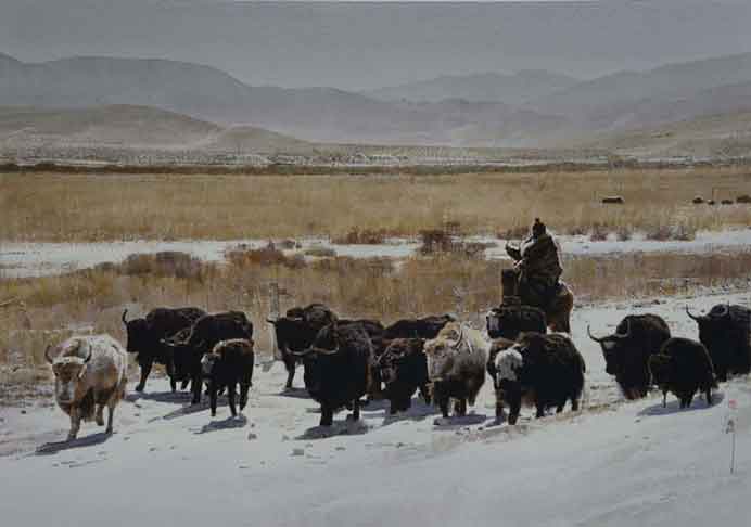 Liu Shouxiang 刘寿祥 - Watercolor Liu Shouxiang 刘寿祥 - Watercolor