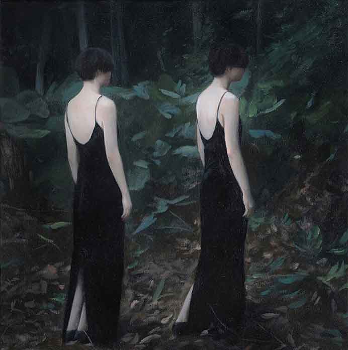 Ruozhe Xue  薛若哲   -  Untitled  -  Oil on linen  -  2019   