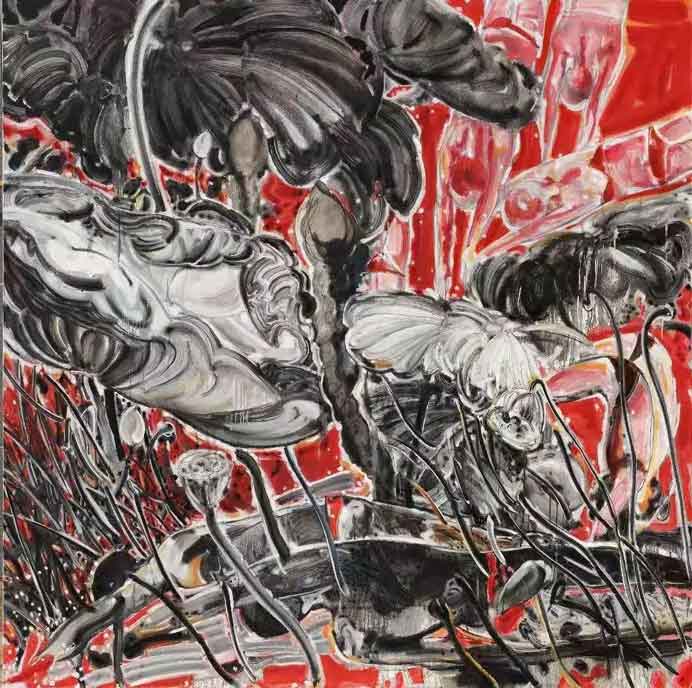 Tian Liang 田亮 - Fiery Summer - Oil on canvas - 2013-2014 Tian Liang 田亮 - Fiery Summer - Oil on canvas - 2013-2014