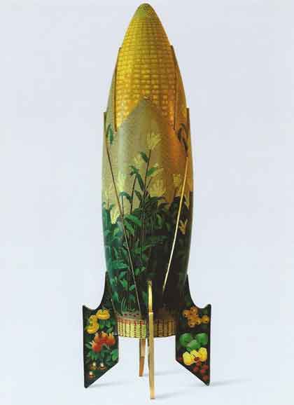 Zhang Defeng  张德峰   - Harvest Rocket in 2006  -  Jewelry Enamel  -  2006 