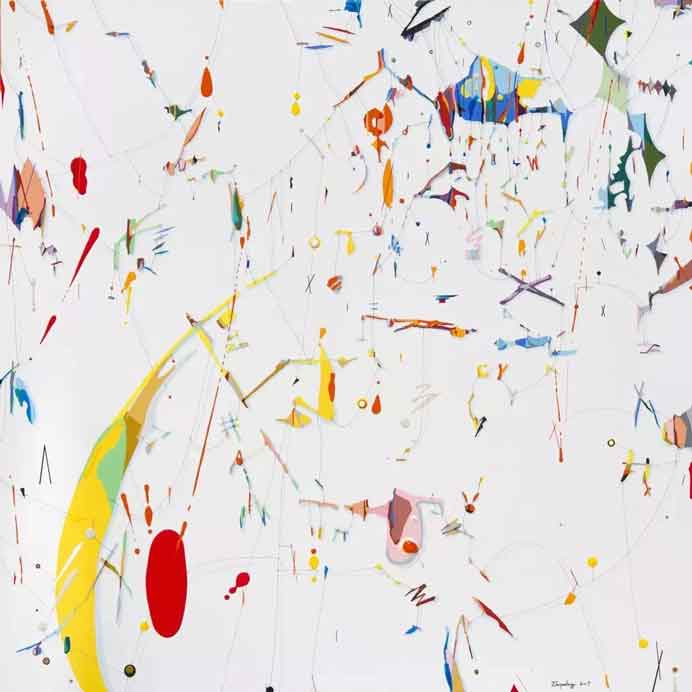 Zhu Peihong 朱佩鸿 - My Space N°.5 - Acrylic on canvas - 2017 Zhu Peihong 朱佩鸿 - My Space N°.5 - Acrylic on canvas - 2017