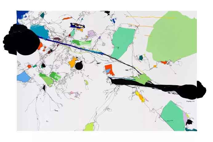 Zhu Peihong 朱佩鸿 - Growth N°.3 - Acrylic on canas - 2018 Zhu Peihong 朱佩鸿- Growth N°.3 - Acrylic on canas - 2018