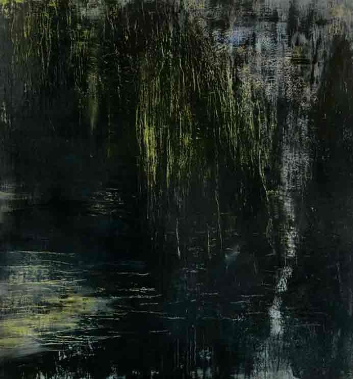 Chung-Hsi Han - Black Source - Oil on canvas 160 x 150 cm - 2022t Chung-Hsi Han - Black Source - Oil on canvas 160 x 150 cm - 2022 portrait - chinesenewart