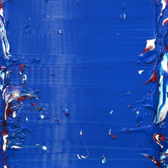 Jane Lee  李绫瑄 -  Wall Matters III  -  Acrylic paint, heavy gel on fiberglass 102 x 100 cm   -  2016    
