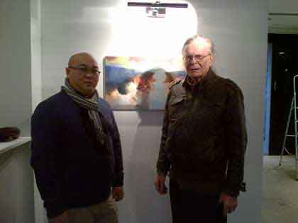 Jin Bo 金波 and Michel Nau - Paris 2014 Jin Bo 金波 and Michel Nau - Paris 2014