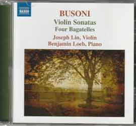 Joseph Lin   林以信 -  Busoni - Joseph Lin, Violin - Benjamin Loch, Piano 