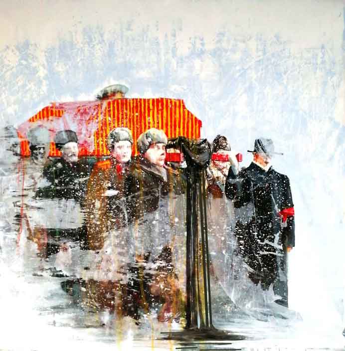 Lu Hang 路航 - La source - Oil on canvas 200 x 200 cm - 2019 Lu Hang 路航 - La source - Oil on canvas 200 x 200 cm - 2019