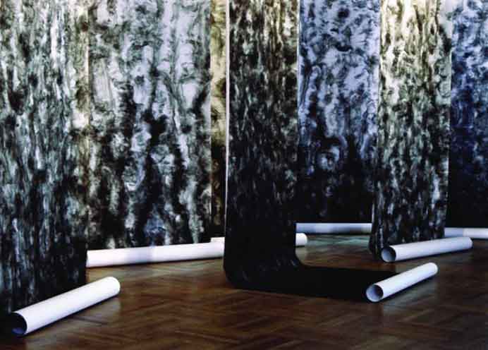 Qin Chong  秦冲   -  Installation  -  600 cm x 133 cm x 24  -  2001