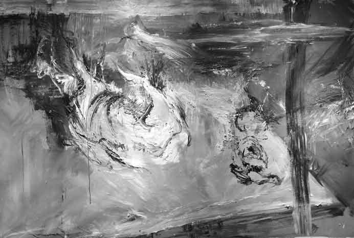 Sun Haili 孙海力 - Dante said we don't need a password - Acrylic on canvas 205 x 135 cm
Sun Haili 孙海力 - Dante said we don't need a password - Acrylic on canvas 205 x 135 cm