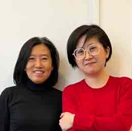 Wang Hong-Kai  王虹凯 and Hu Ching-Fang  胡晴舫  director of the Taïwan Cultural Center in Paris