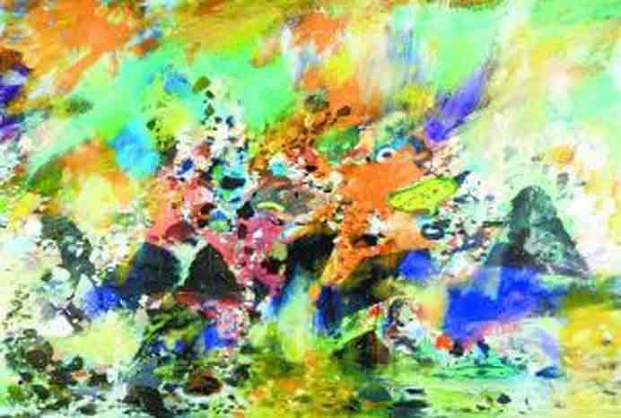 Wang Jiajia 王佳佳 - The End of Man - Oil on canvas 200 x 300 cm - 2011 Wang Jiajia 王佳佳 - The End of Man - Oil on canvas 200 x 300 cm - 2011