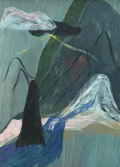 Wang Yu 王玙 - Toward Morning - Acrylic, pencil, charcoal on canvas - 2021 Wang Yu 王玙 - Toward Morning - Acrylic, pencil, charcoal on canvas - 2021