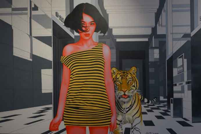 Xu Deqi 许德奇 - Oil painting 100 x 150 cm - 2017 Xu Deqi 许德奇 - Oil painting 100 x 150 cm - 2017