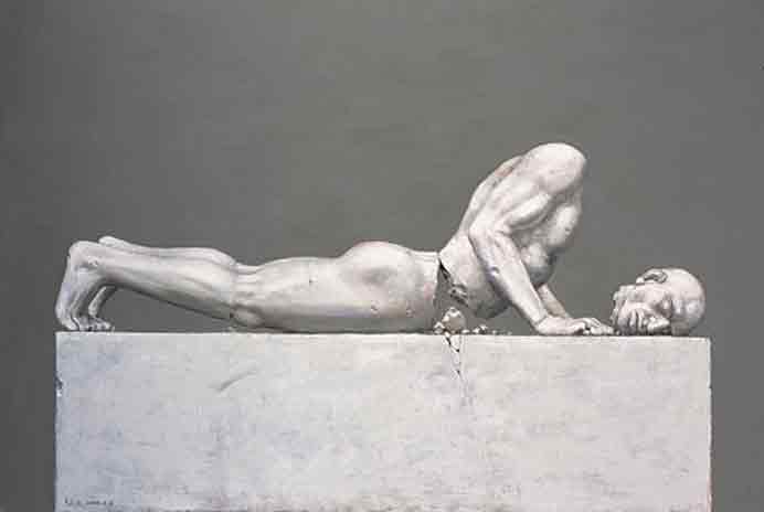 Xue Jiye 薛继业 - Untitled - Oil painting Xue Jiye 薛继业 - portrait - chinesenewart