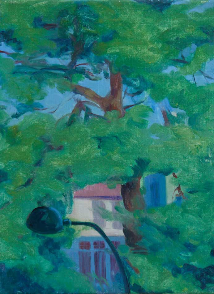 Yang Yi 杨意 - Through the windows - Oil on canvas 40 x 30 cm - 2016 Yang Yi 杨意 - Through the windows - Oil on canvas 40 x 30 cm - 2016