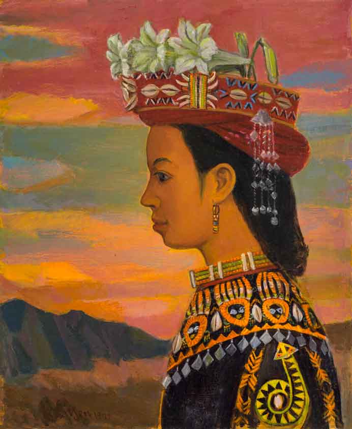 Yen Shui-Long 颜水龍 - Oil on canvas - 1978 Yen Shui-Long 颜水龍 - Oil on canvas - 1978