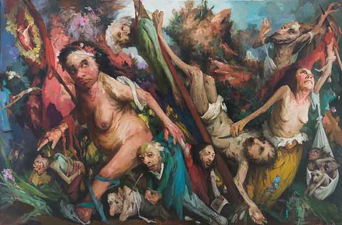 Zhao Yongbo  赵永勃 -  The time has come I  -  160 x 240 cm  -  2018-2021