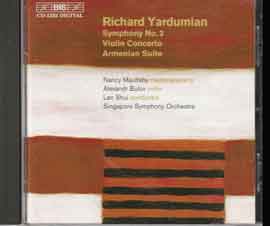 Lan Shui  水蓝  - RICHARD YARDUMIAN - Violin Concerto - Symphony No. 2 - Palms Armenian Suite