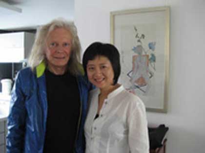 Jin Weihong with Michel Nau