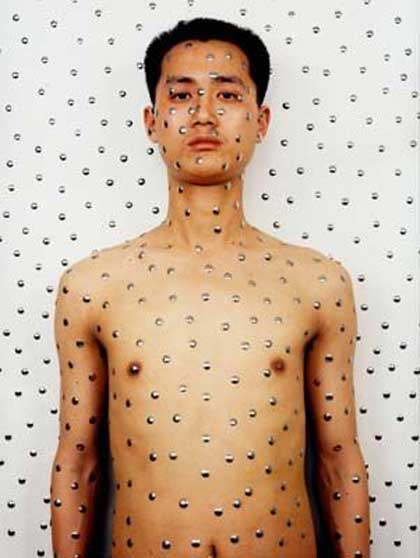  Qiu Zhijie 邱志杰  -  Tattoo 3  -  photography  -  1994   